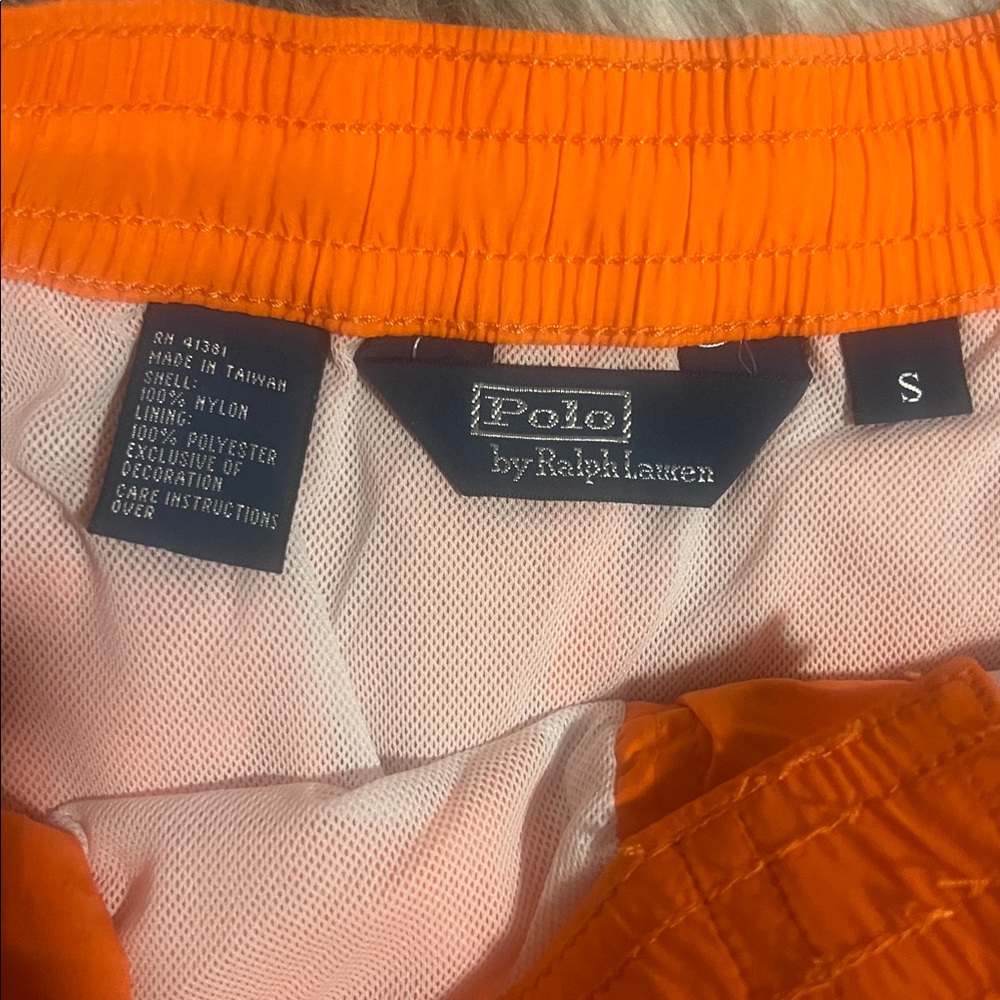 Polo by Ralph Lauren Swim Shorts Orange Size S - Picture 6 of 14